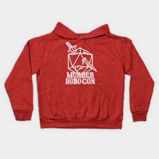 Murder Hobo Con White Kids Hoodie